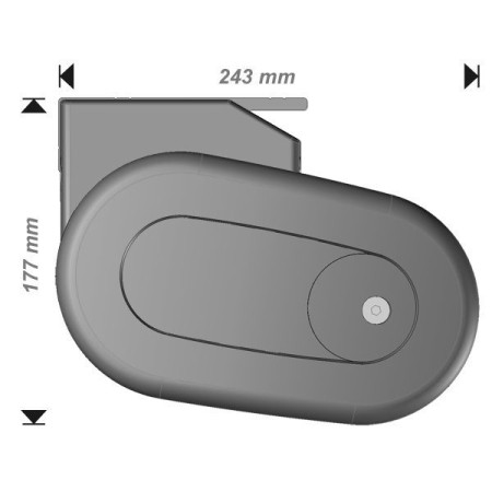 Store Banne Coffre Samoa 6 x 3,5 m Motorisé à télécommande avec manoeuvre de secours