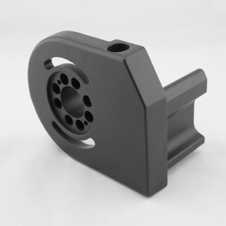 Joue de fixation équerre droite grise pour store coffre SAMOA