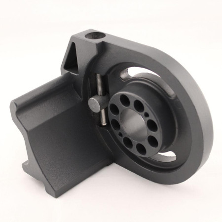 Joue de fixation équerre droite grise pour store coffre SAMOA