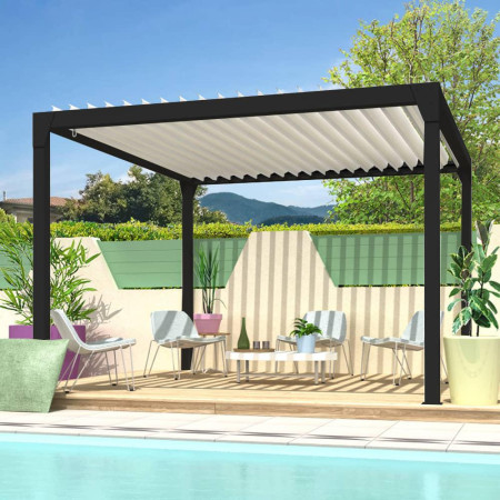 Pergola bioclimatique manuel 3.50m x 4.00m