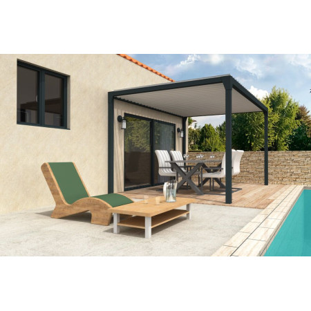 Pergola bioclimatique manuel 3.50m x 4.00m