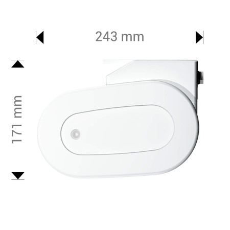 Store Banne Coffre Samoa 4 x 3,5 m Motorisé à télécommande avec manoeuvre de secours + éclairage led