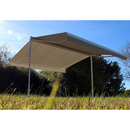Store Banne Double Pente Varadero 4,8 m x 3 m x 2 Motorisé