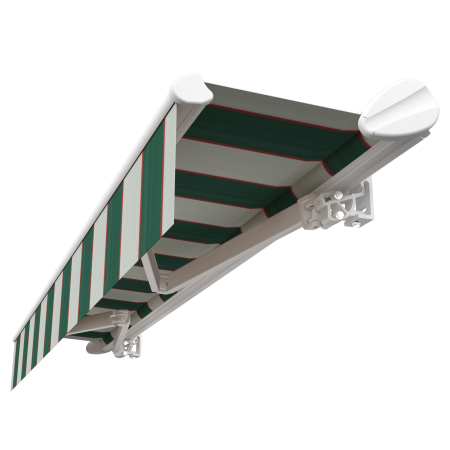 Store Banne Semi Coffre Duncan 4.8 x 3 m Motorisé télécommande avec manoeuvre de secours