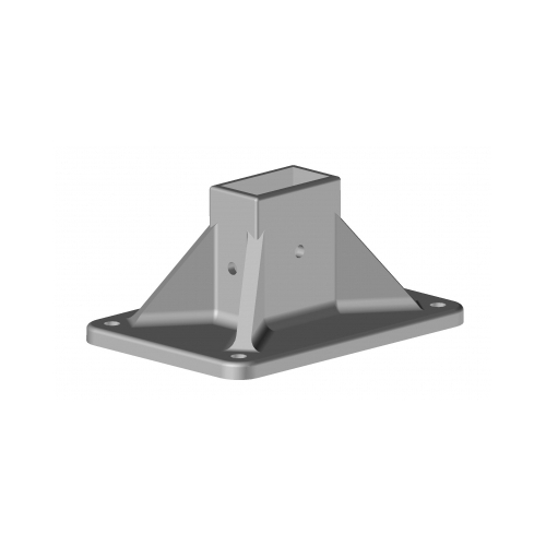 ST10 RAL9010 SOCLE DOUBLE PENTE  - 1