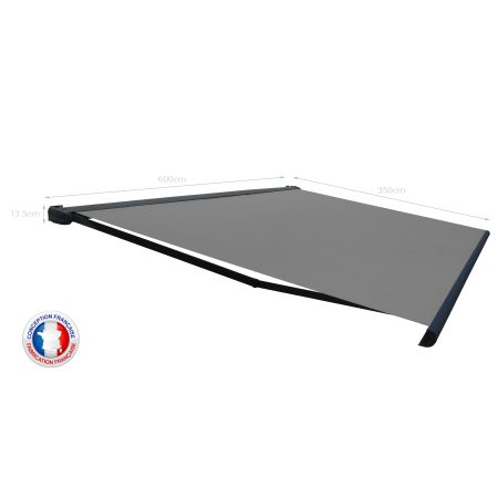 Store Banne Coffre Samani 6 x 3,50 m Motorisé à télécommande + éclairage Led_IMG05