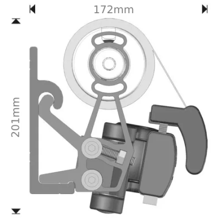 Store Banne Loggia Milos 4,00 x 2,50 m Manuel Store Banne Loggia Milos 4,00 x 2,50 m Manuel