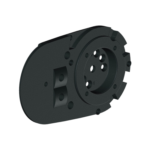 Joue support de bras droite V2 grise pour store coffre SAMOA 2