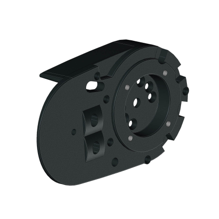 Joue support de bras droite V3 grise pour store coffre SAMOA