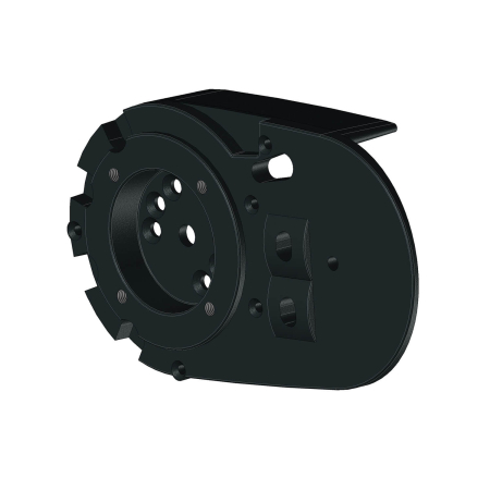 Joue support de bras gauche V3 grise pour store coffre SAMOA