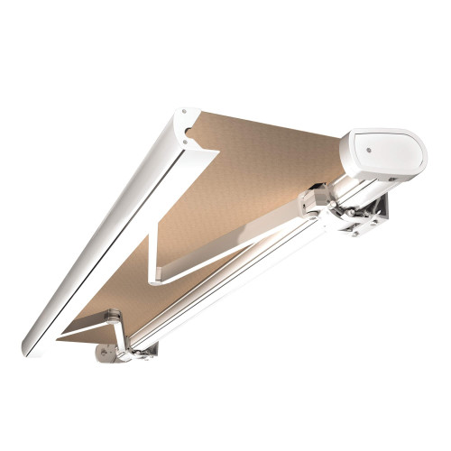 Store Banne Coffre Barbade 5 x 3,5 m Motorisé à télécommande avec manoeuvre de secours + éclairage led 2