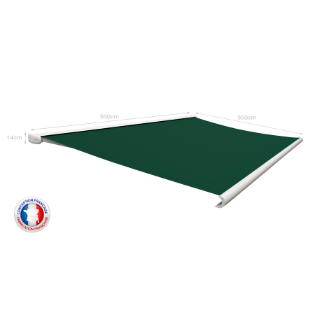 Store Banne Coffre Samani 5 x 3,50 m Motorisé à télécommande + éclairage Led_IMG09