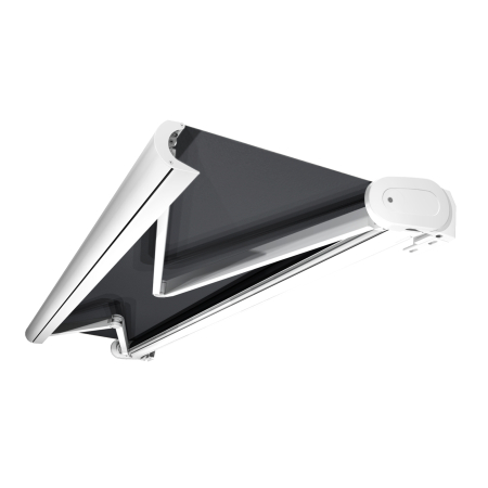 Store Banne Coffre Arizona 5 x 3 m Motorisé à télécommande avec manœuvre de secours éclairage LED