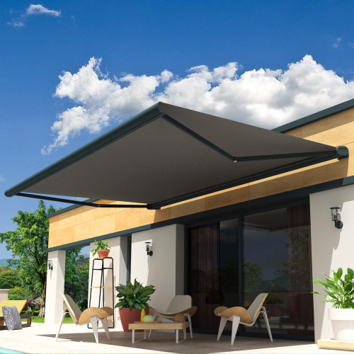 Store Banne Coffre Arizona 5 x 3,5 m Motorisé à télécommande avec manœuvre de secours + éclairage LED 2