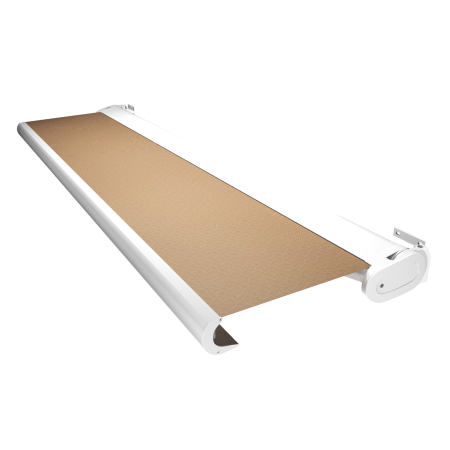 Store Banne Coffre Arizona 6 x 3,5 m Motorisé à télécommande avec manœuvre de secours éclairage LED