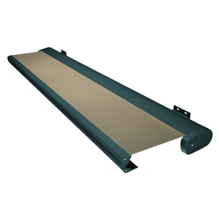 Store Banne Coffre Barbade 6 x 3,5 m Motorisé à télécommande avec manoeuvre de secours + éclairage led