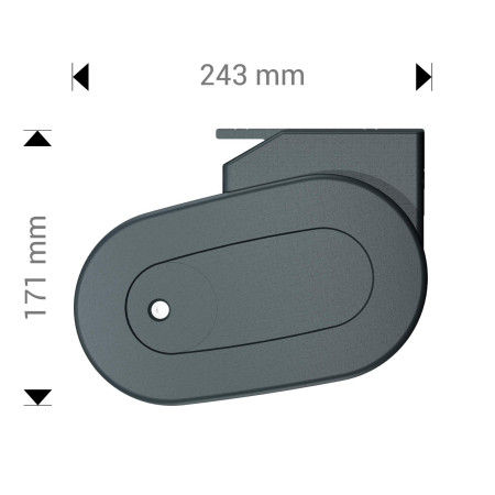 Store Banne Coffre Arizona 4 x 3,5 m Motorisé à télécommande avec manœuvre de secours + éclairage LED